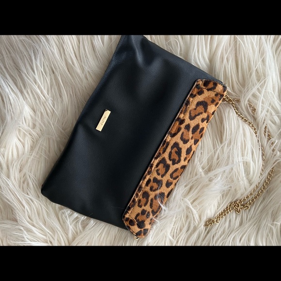 Brand new Aldo animal print clutch with removable strap - Picture 3 of 5